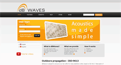 Desktop Screenshot of dbwaves.com